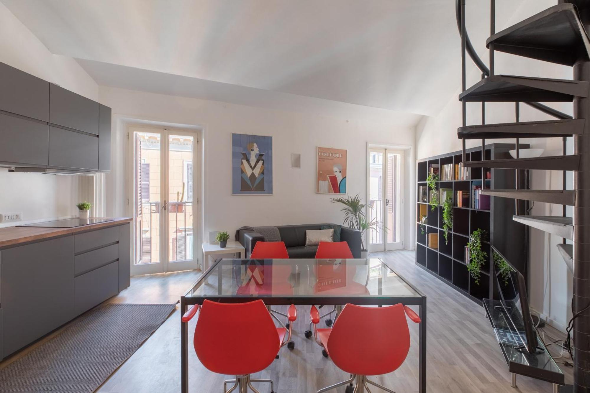 Iflat Trastevere Industrial Apartment Рим Экстерьер фото
